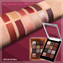 Load image into Gallery viewer, Kleancolor- Give em Shade Palette (Wine)